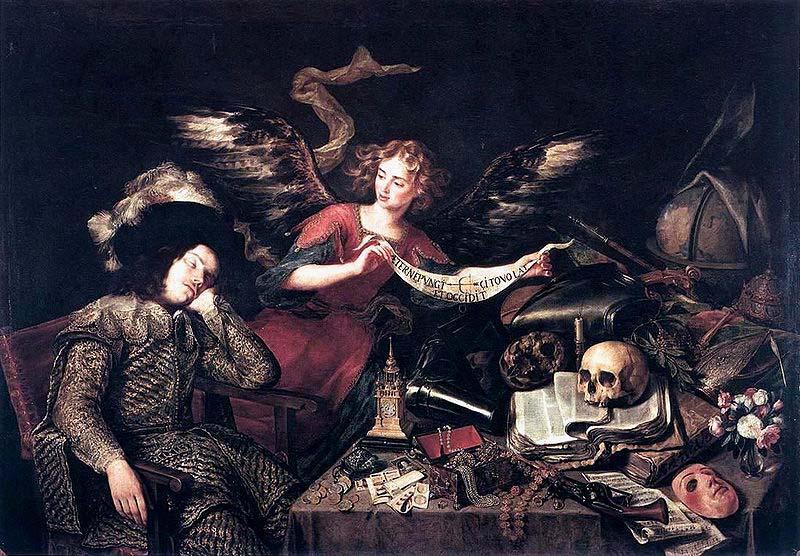 Antonio de Pereda The Knight's Dream oil painting image